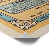 Mitte der 1800er Jahre Real Anwesen Land Poster (Ecke)