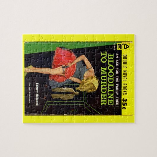 Mitte der 1950er Jahre Bloodline to Murder Zellulp Puzzle (Horizontal)