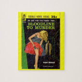 Mitte der 1950er Jahre Bloodline to Murder Zellulp Puzzle (Vertikal)