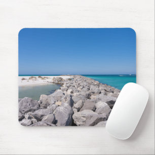 Mitte der Shell Island Jetty-Mausunterlage Mousepad
