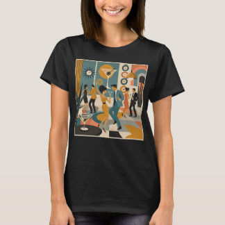Mitte des Jahrhunderts 60er Hip-Martini-Cocktail-T T-Shirt