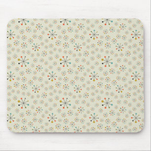Mitte-des-Jahrhunderts Atom-inspiriertes Muster Mousepad