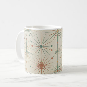 Mitte des Jahrhunderts Atomarer Sternenexplosion Kaffeetasse