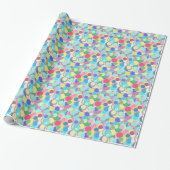 Mitte des Jahrhunderts Confettipunkte - multi Geschenkpapier (Ungerollt)