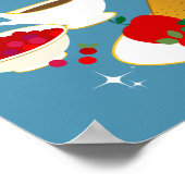 Mitte des Jahrhunderts dank Retro glückliches Than Poster (Ecke)