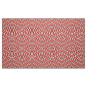 Mitte des Jahrhunderts Diamond Muster Koralle, sch Stoff (Fat Quarter (45,7 x 55,9 cm))