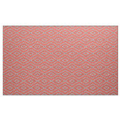 Mitte des Jahrhunderts Diamond Muster Koralle, sch Stoff (Yard (91,4 cm))