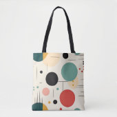 Mitte des Jahrhunderts farbenfrohes geometrisches  Tasche (Vorderseite)