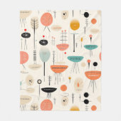 Mitte des Jahrhunderts Fleecedecke (Vorderseite)