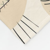 Mitte des Jahrhunderts Fleecedecke (Ecke)