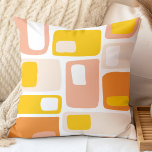 Mitte des Jahrhunderts: Funky Geometric Formen Ora Kissen