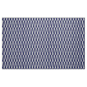 Mitte des Jahrhunderts geometrisch, Marineblau und Stoff (Fat Quarter (45,7 x 55,9 cm))