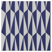 Mitte des Jahrhunderts geometrisch, Marineblau und Stoff (Nahaufnahme)
