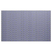 Mitte des Jahrhunderts geometrisch, Marineblau und Stoff (Yard (91,4 cm))