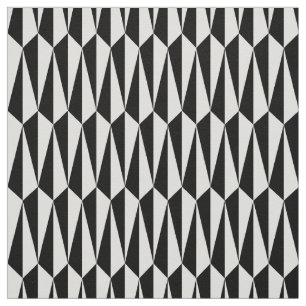 Mitte des Jahrhunderts geometrisch, Schwarzweiss Stoff