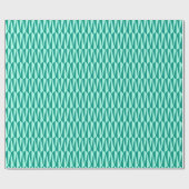 Mitte des Jahrhunderts geometrisch, Türkis und Geschenkpapier (Flach)