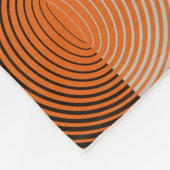Mitte des Jahrhunderts geometrisches, abstraktes f Fleecedecke (Ecke)