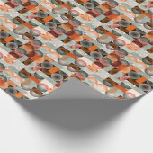 Mitte des Jahrhunderts geometrisches, abstraktes f Geschenkpapier (Ecke)