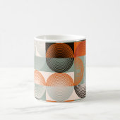 Mitte des Jahrhunderts geometrisches, abstraktes f Kaffeetasse (Mittel)