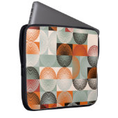 Mitte des Jahrhunderts geometrisches, abstraktes f Laptopschutzhülle (Vorne Rechts)