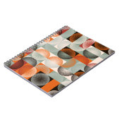 Mitte des Jahrhunderts geometrisches, abstraktes f Notizblock (Linke Seite)