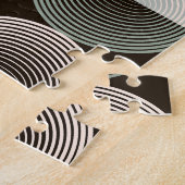 Mitte des Jahrhunderts geometrisches, abstraktes f Puzzle (Seite)