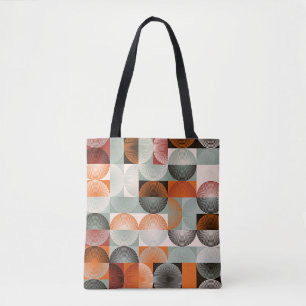 Mitte des Jahrhunderts geometrisches, abstraktes f Tasche