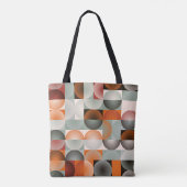 Mitte des Jahrhunderts geometrisches, abstraktes f Tasche (Rückseite)