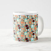 Mitte des Jahrhunderts Geometrisches Muster Jumbo-Tasse (Vorderseite Rechts)