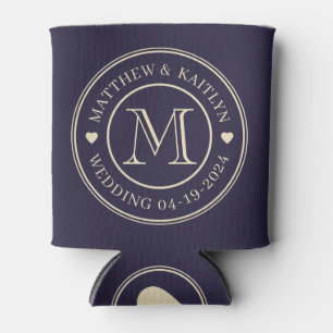 Mitte-des-Jahrhunderts Mitternachts-Ozean-Hochzeit Dosenkühler