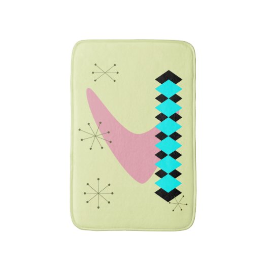 Mitte des Jahrhunderts modern Badematte (Vorderseite Vertikal)