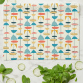 Mitte des Jahrhunderts modern Geschirrtuch (Gefaltet)