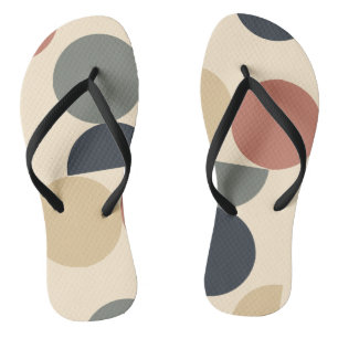 Mitte des Jahrhunderts modern Holzkohle Lachs Badesandalen