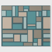 Mitte des Jahrhunderts modern, Mitte des Jahrhunde Geschenkpapier (Flach)