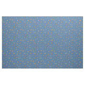 Mitte des Jahrhunderts modern strukturiert Blau Stoff (Yard (91,4 cm))
