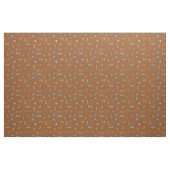Mitte des Jahrhunderts modern strukturiert braun Stoff (Yard (91,4 cm))