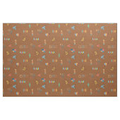 Mitte des Jahrhunderts modern strukturiert braun Stoff (Fat Quarter (45,7 x 55,9 cm))