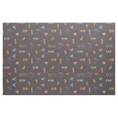 Mitte des Jahrhunderts modern strukturiert dunkelb Stoff (Fat Quarter (45,7 x 55,9 cm))