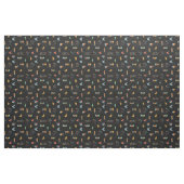 Mitte des Jahrhunderts modern strukturiert Schwarz Stoff (Yard (91,4 cm))