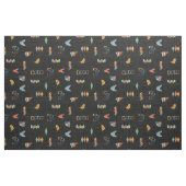 Mitte des Jahrhunderts modern strukturiert Schwarz Stoff (Fat Quarter (45,7 x 55,9 cm))
