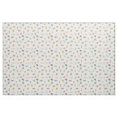 Mitte des Jahrhunderts modern strukturiert weiß Stoff (Yard (91,4 cm))