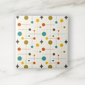 Mitte des Jahrhunderts moderne atomare geometrisch Fliese