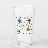 Mitte des Jahrhunderts Moderne Atomare Sternenexpl Glas (Rückseite)