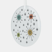 Mitte des Jahrhunderts Moderne Atomare Sternenexpl Ornament Aus Glas (Vorderseite links)