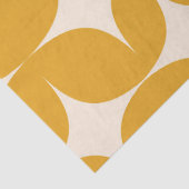 Mitte des Jahrhunderts moderne beige Sternenexplos Seidenpapier (Detail)