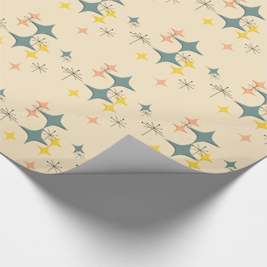 Mitte des Jahrhunderts moderne Eames Geschenkpapier (Ecke)