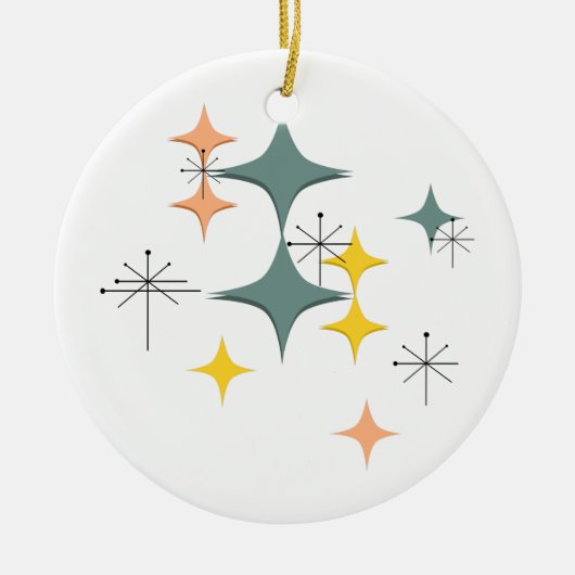 Mitte des Jahrhunderts moderne Eames Keramik Ornament (Vorne)