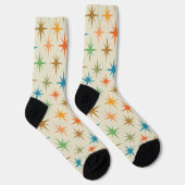 Mitte des Jahrhunderts moderne farbenfrohe atomare Socken (Rechts)