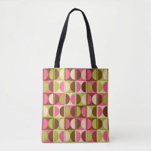 Mitte des Jahrhunderts moderne geometrische abstra Tasche
