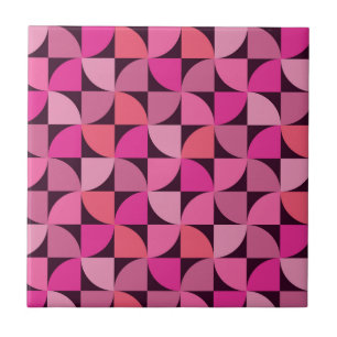 Mitte des Jahrhunderts moderne geometrische Muster Fliese